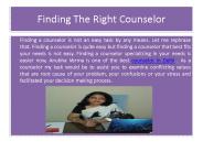 Finding The Right Counselor