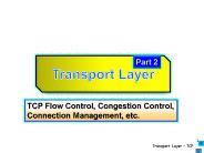 TCP: Overview