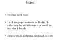 Notes PowerPoint PPT Presentation