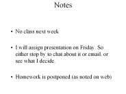 Notes