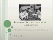 Teaching Reading through Literature