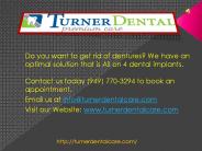 Get Rid of Dentures | All On Four Dental Implants