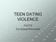 TEEN DATING VIOLENCE PowerPoint PPT Presentation