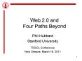 Web 2.0 and Four Paths Beyond PowerPoint PPT Presentation