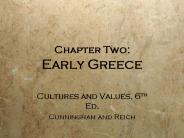 Chapter Two: Early Greece