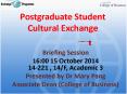 Postgraduate Student Cultural Exchange PowerPoint PPT Presentation