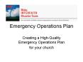 Emergency Operations Plan PowerPoint PPT Presentation