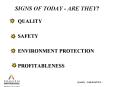 SIGNS OF TODAY - ARE THEY? PowerPoint PPT Presentation