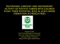 Polyphenol Content and Antioxidant Activity of Potato Tubers with Colored Flesh: Their Potential Role in Acrylamide Formation in French Fries PowerPoint PPT Presentation