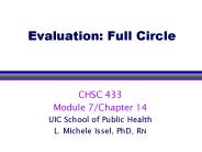 Evaluation: Full Circle