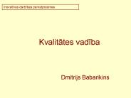 Kvalitates vadiba