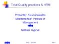 Total Quality practices PowerPoint PPT Presentation