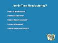 Just-In-Time Manufacturing? PowerPoint PPT Presentation