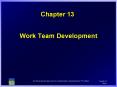 Work Team Development PowerPoint PPT Presentation