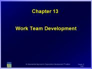 Work Team Development