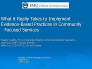 What it Really Takes to Implement