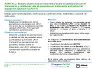 KAPITAL 2: Estudio observacional transversal sobre la satisfacci