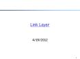 Link Layer PowerPoint PPT Presentation
