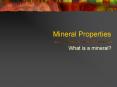 Mineral Properties PowerPoint PPT Presentation