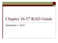 Chapter 16/17 RAD Guide PowerPoint PPT Presentation