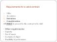 Requirements for a valid contract PowerPoint PPT Presentation