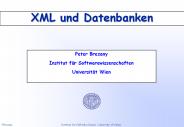 XML und Datenbanken