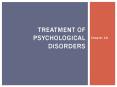 Treatment of psychological disorders PowerPoint PPT Presentation