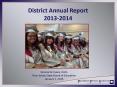 District Annual Report 2013-2014 PowerPoint PPT Presentation