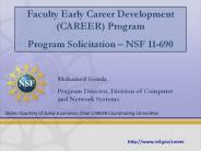 Faculty Early Career Development (CAREER) Program