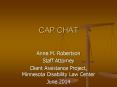 CAP CHAT PowerPoint PPT Presentation