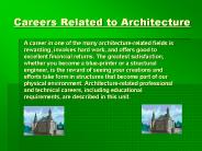 Careers Related to Architecture