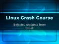 Linux Crash Course PowerPoint PPT Presentation