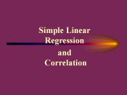 Simple Linear Regression