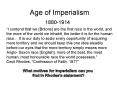 Age of Imperialism PowerPoint PPT Presentation