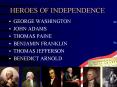 HEROES OF INDEPENDENCE PowerPoint PPT Presentation