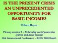 IS THE PRESENT CRISIS AN UNPRECEDENTED OPPORTUNITY FOR BASIC INCOME? PowerPoint PPT Presentation