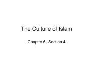 The Culture of Islam