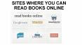 SITES WHERE YOU CAN READ BOOKS ONLINE PowerPoint PPT Presentation