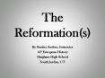 The Reformation(s) PowerPoint PPT Presentation