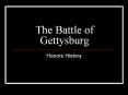 The Battle of Gettysburg PowerPoint PPT Presentation