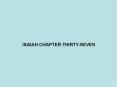 ISAIAH CHAPTER THIRTY-SEVEN PowerPoint PPT Presentation