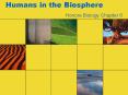 Humans in the Biosphere PowerPoint PPT Presentation