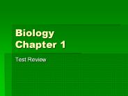Biology Chapter 1