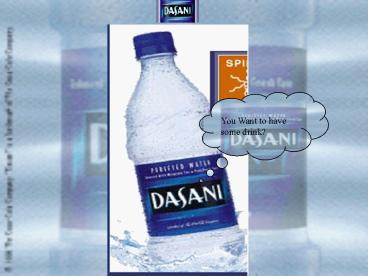Product: Dasani (Coca 