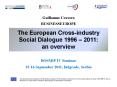 The European Cross-industry Social Dialogue 1996  PowerPoint PPT Presentation