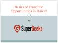 Basics of Franchise Opportunities in Hawaii PowerPoint PPT Presentation