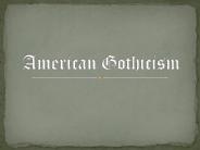 American Gothicism