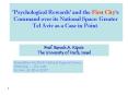 'Psychological Rewards' and the First City PowerPoint PPT Presentation