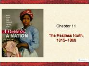 The Restless North, 1815