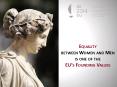 Equality                   between Women and Men         is one of the                 EU PowerPoint PPT Presentation